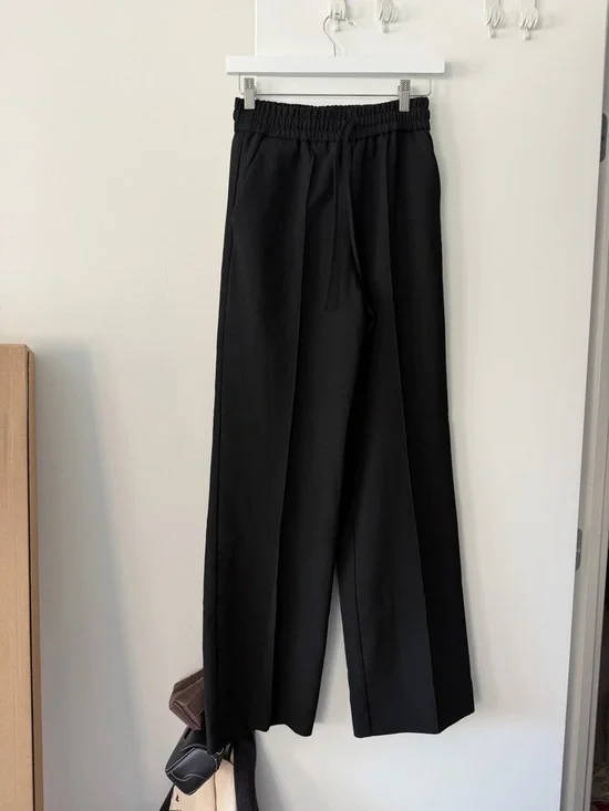 Sezane Black Bruce Trousers - Picture 6 of 9